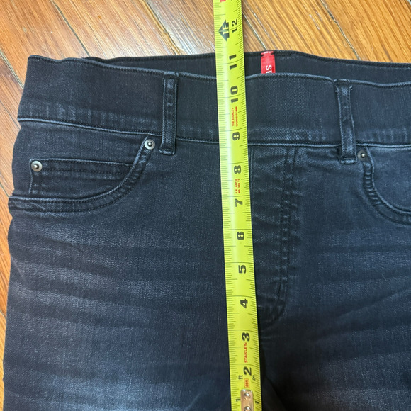 Spanx Ankle Straight Leg Black Wash Jeans 20355R - Picture 5 of 7